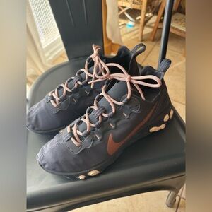 React element Nike 55 sneakers running shoes